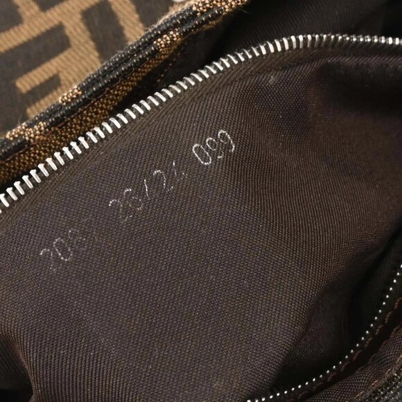 Fendi Brown Zucca Baguette Handbag - Picture 10 of 10